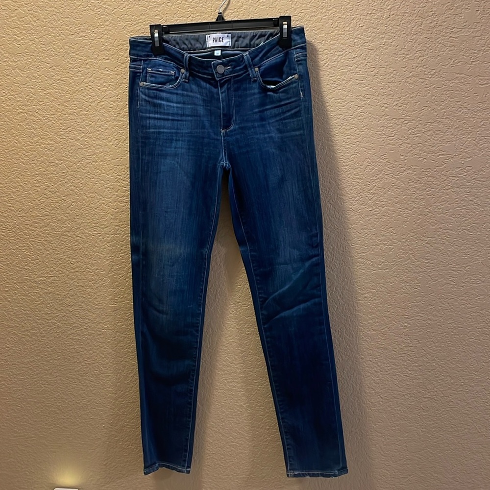Paige Skyline Skinny Denim Jeans - Sz 30